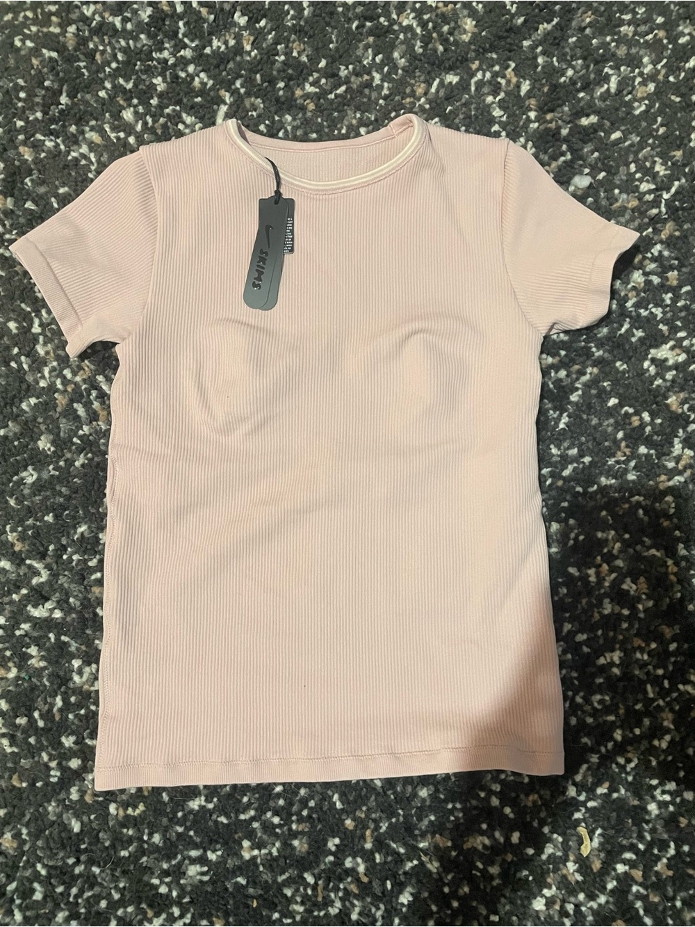 Nike x SKIMS Ribbed Seamless Short Sleeve Top